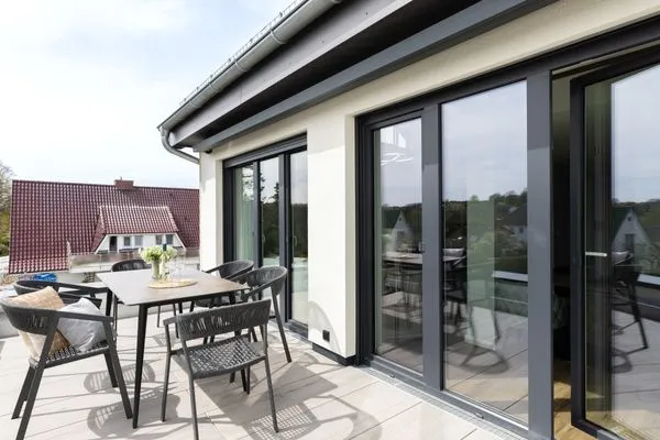 Terrasse Sturmfrei Ferienwohnung "Galerie 3"