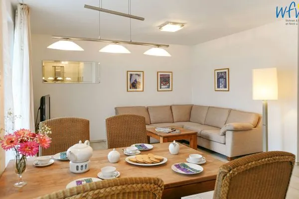 Wohnzimmer Villa Verdi Ferienwohnung 5