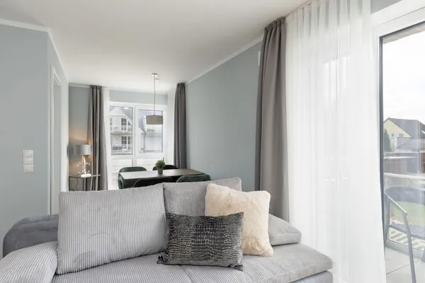 Wohnzimmer Sturmfrei Ferienwohnung "Suite 6"