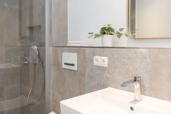 Badezimmer Sturmfrei Ferienwohnung "Suite 6"