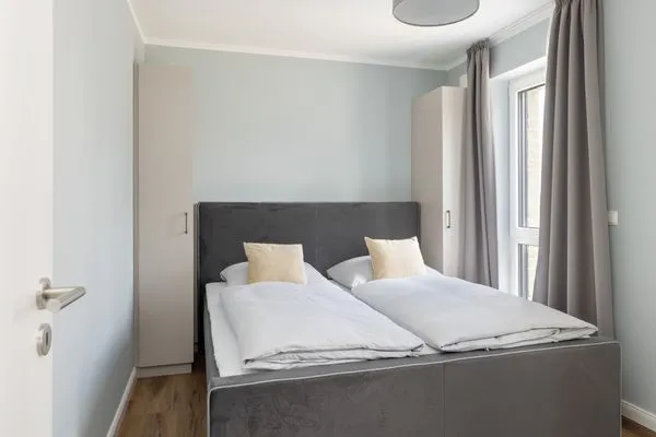 Schlafzimmer Sturmfrei Ferienwohnung "Suite 6"