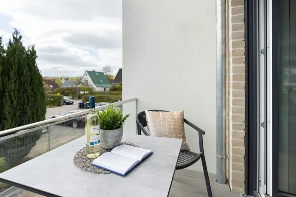 Balkon Sturmfrei Ferienwohnung "Suite 6"