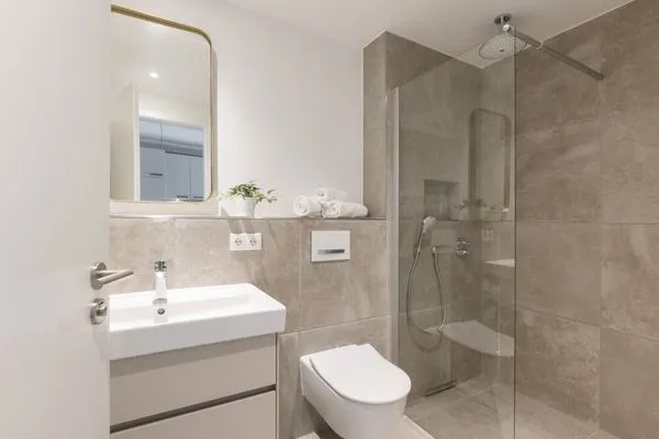 Badezimmer Sturmfrei Ferienwohnung "Studio 2"