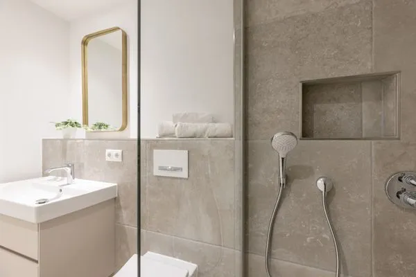 Badezimmer Sturmfrei Ferienwohnung "Studio 2"