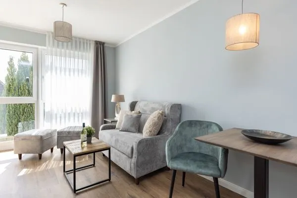 Wohnzimmer Sturmfrei Ferienwohnung "Studio 1"