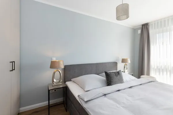 Schlafzimmer Sturmfrei Ferienwohnung "Studio 1"