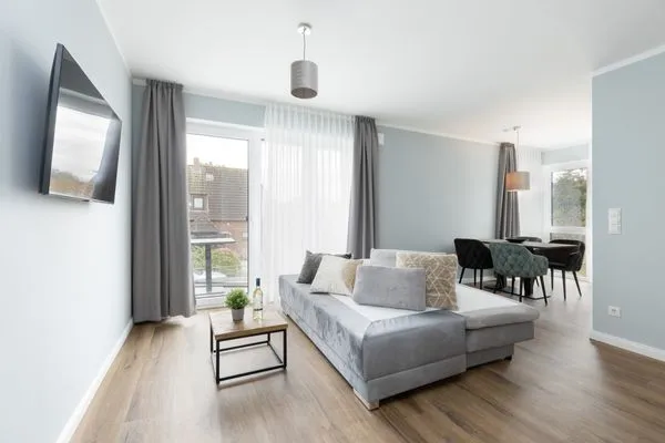 Wohnzimmer Sturmfrei Ferienwohnung "Suite 7"