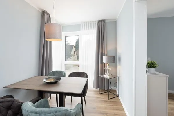 Wohnzimmer Sturmfrei Ferienwohnung "Suite 7"