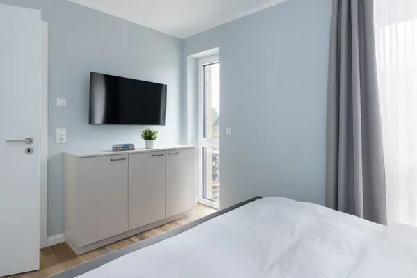 Schlafzimmer Sturmfrei Ferienwohnung "Suite 3"