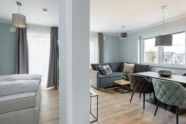 Wohnzimmer Sturmfrei Ferienwohnung "Suite 8"