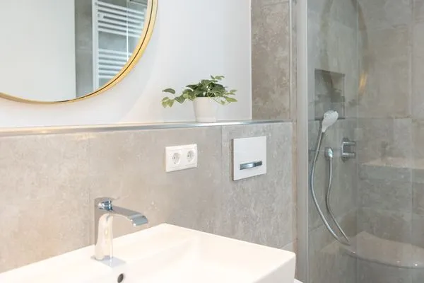 Badezimmer Sturmfrei Ferienwohnung "Suite 8"