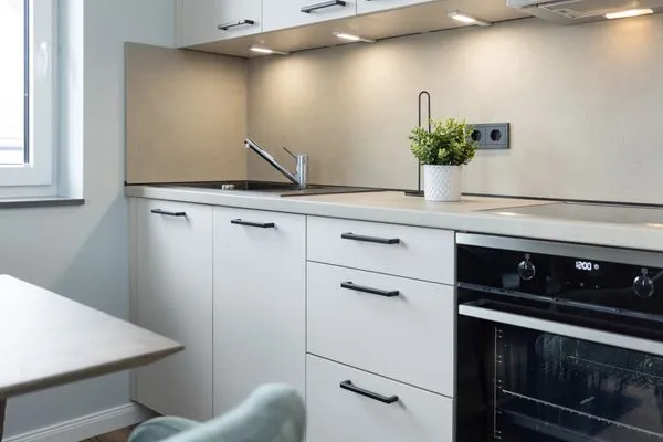 Küche / Küchenzeile Sturmfrei Ferienwohnung "Suite 4"