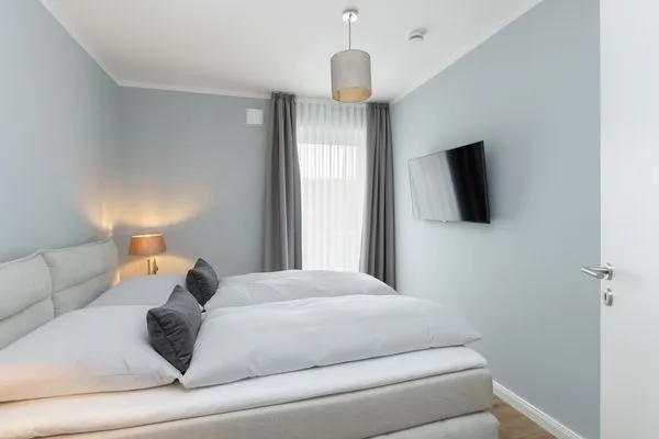 Schlafzimmer Sturmfrei Ferienwohnung "Suite 4"