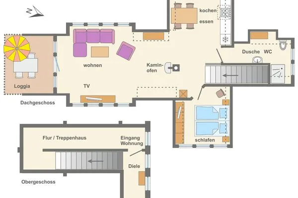 Grundriss Kavelweg 13 Kavelweg 13 Wohnung 5