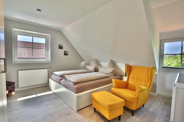  Ferienhaus 8er Huus Wangarou Wangerooge - Schlafzimmer