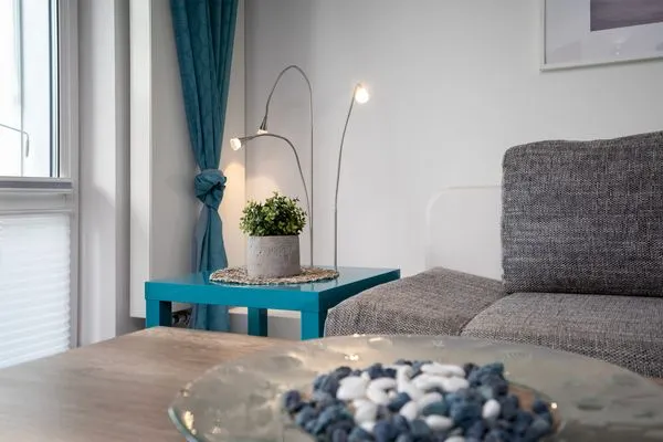 Wohnzimmer  (MEI2b) Ferienwohnung "Landkrabbe"