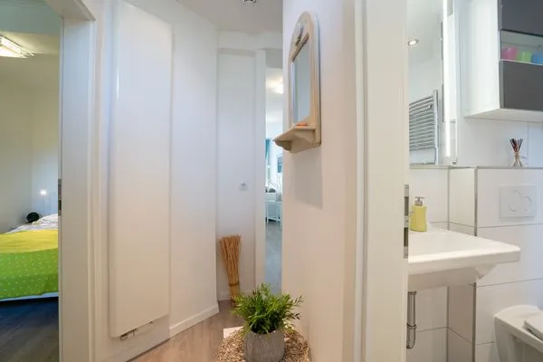 Schlafzimmer  (MEI2b) Ferienwohnung "Landkrabbe"