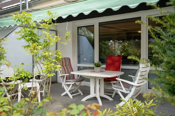 Terrasse  (MEI2b) Ferienwohnung "Landkrabbe"