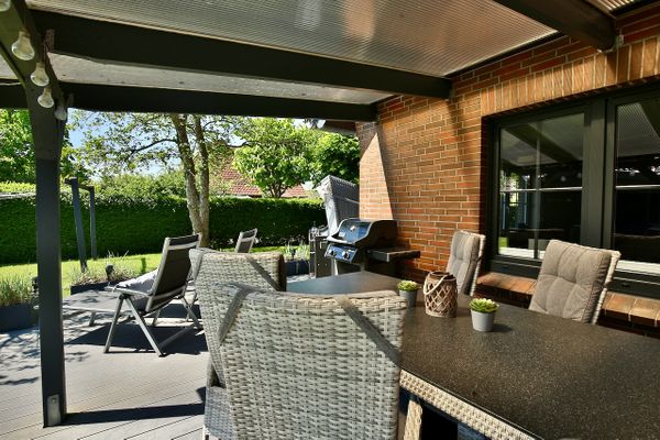  Ferienhaus 8er Huus Wangarou Wangerooge - Terrasse