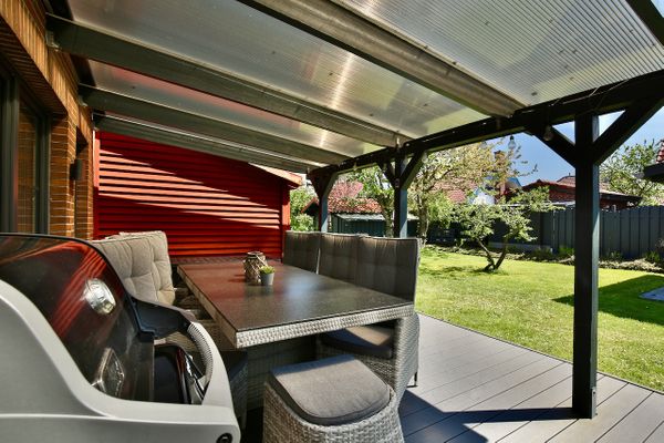  Ferienhaus 8er Huus Wangarou Wangerooge - Terrasse