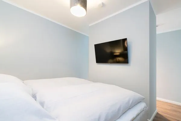 Schlafzimmer Sturmfrei Ferienwohnung "Lounge 1"