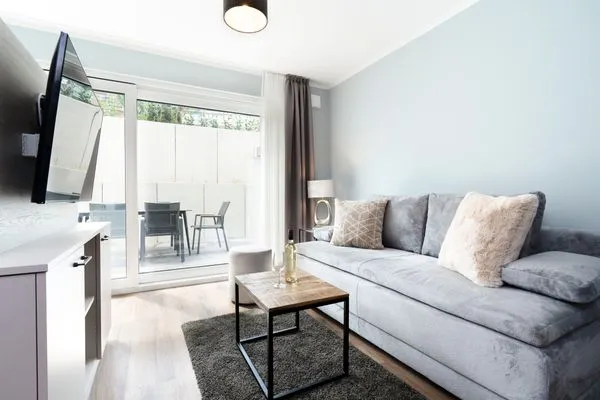 Wohnzimmer Sturmfrei Ferienwohnung "Lounge 1"