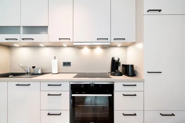 Küche / Küchenzeile Sturmfrei Ferienwohnung "Lounge 1"