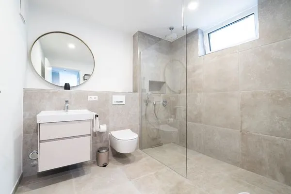 Badezimmer Sturmfrei Ferienwohnung "Lounge 1"