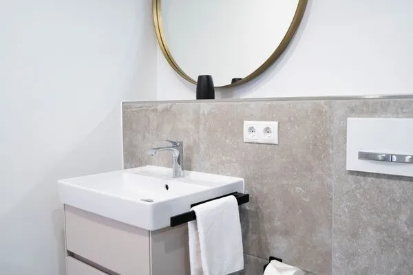 Badezimmer Sturmfrei Ferienwohnung "Lounge 1"