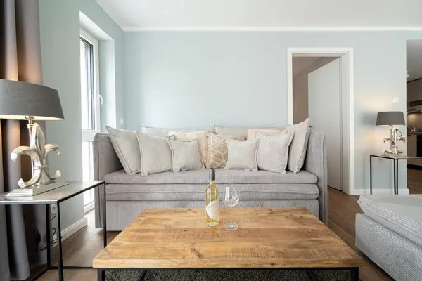 Wohnzimmer Sturmfrei Ferienwohnung "Lounge 2"