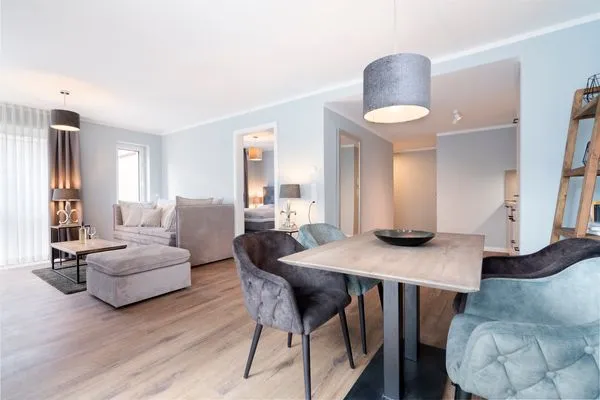 Wohnzimmer Sturmfrei Ferienwohnung "Lounge 2"