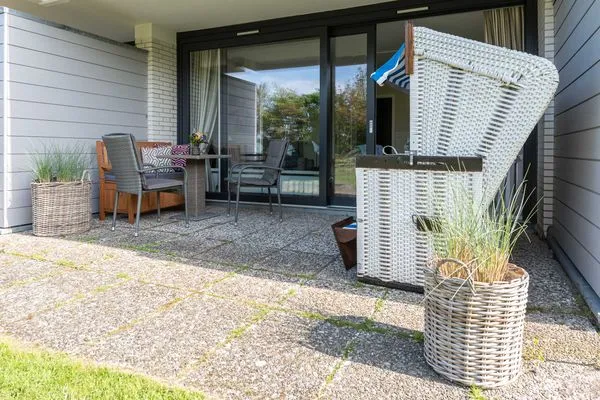 Terrasse  Strandlust im Haus Cäcilia