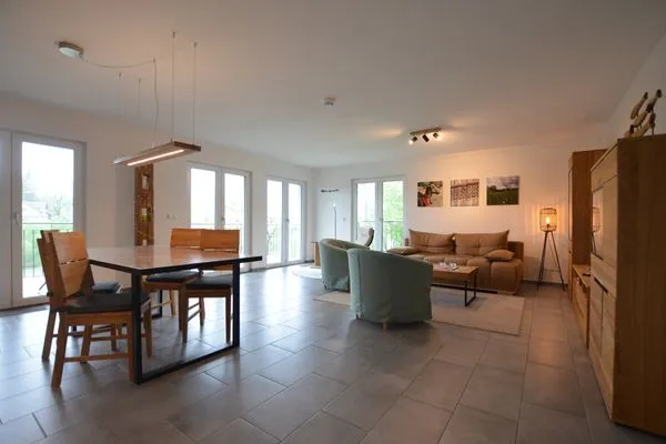 Wohnzimmer  Lechfelsen WG 8 - Oberbayern