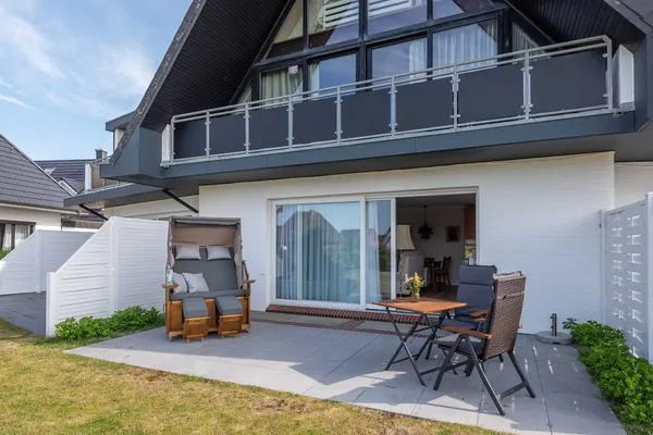 Terrasse  Domizil Strandpartie