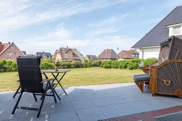 Terrasse  Domizil Strandpartie