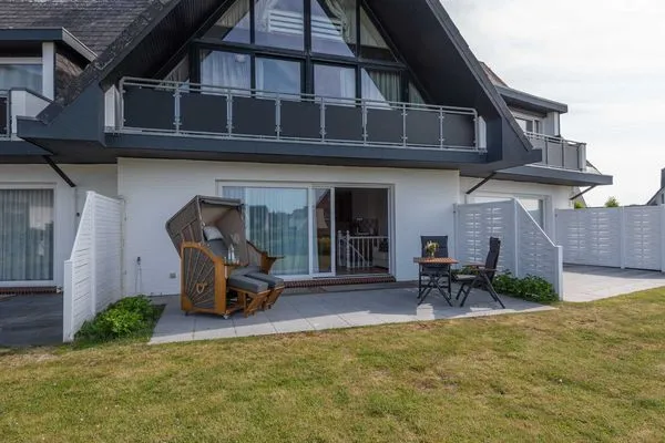 Terrasse  Domizil Strandpartie