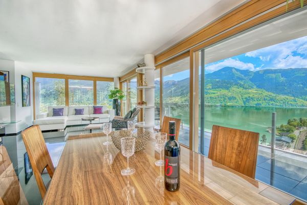 Lakeview Apartments Design-Suite Pasithéa Zell am See - Wohnzimmer