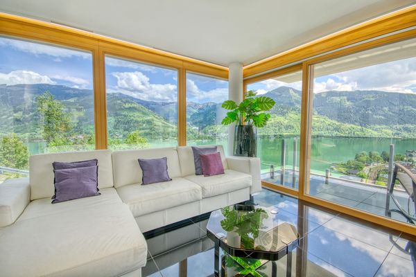 Lakeview Apartments Design-Suite Pasithéa Zell am See - Wohnzimmer