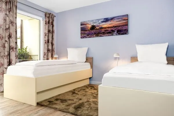 Schlafzimmer Ostsee Residenz Meeresblick Albatros