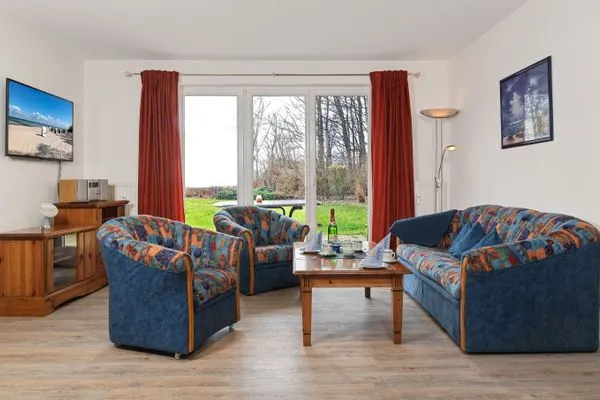 Wohnzimmer Ostsee Residenz Meeresblick Albatros