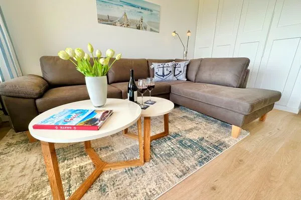 Wohnzimmer Ferienpark Sierksdorf App.193 - Strandlage/Strandkorb