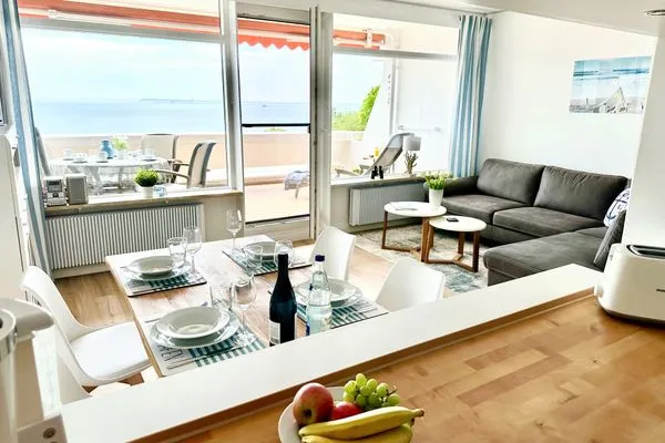 Wohnzimmer Ferienpark Sierksdorf App.193 - Strandlage/Strandkorb
