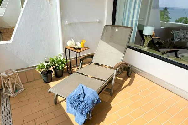 Balkon Ferienpark Sierksdorf App.193 - Strandlage/Strandkorb
