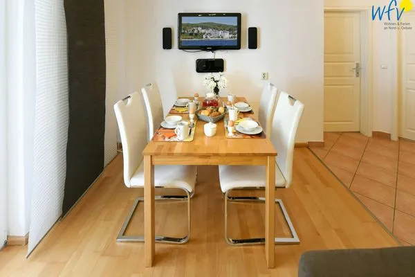 Wohnzimmer Villa Granitz Ferienwohnung 6