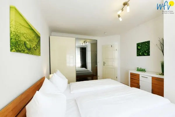 Schlafzimmer Villa Granitz Ferienwohnung 6