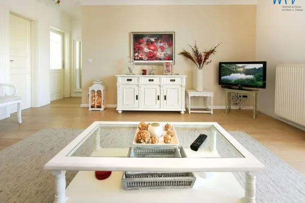 Wohnzimmer Villa Granitz Ferienwohnung 7