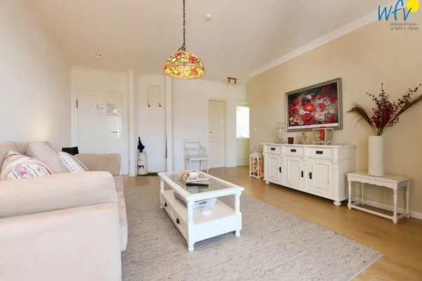 Wohnzimmer Villa Granitz Ferienwohnung 7