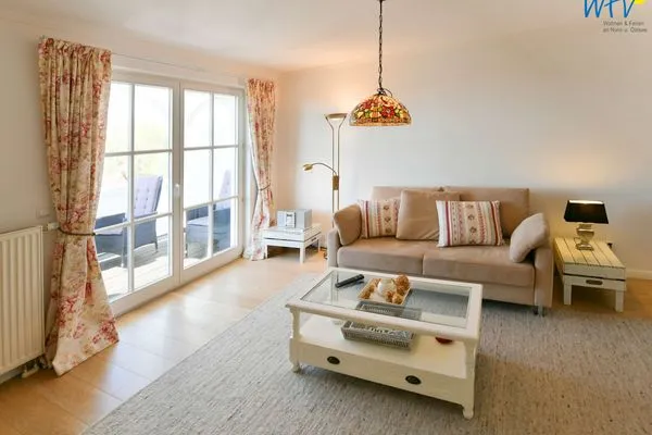 Wohnzimmer Villa Granitz Ferienwohnung 7