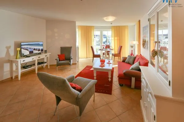 Wohnzimmer Villa Vogelsang Ferienwohnung 6