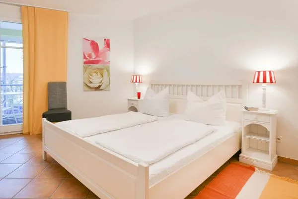 Schlafzimmer Villa Vogelsang Ferienwohnung 6